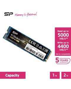 Silicon Power US70 m2 NVME SSD 1TB 2TB M.2 2280 PCIE 4.0 nvme 3D NAND Internal Solid State Drives Hard Disk For Laptop/Desktop