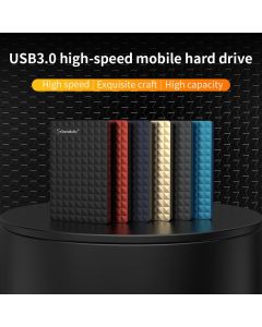 2.5'' External Hard Drive USB 3.0 Colorful Metal HDD Portable External HD Hard Disk for Desktop Laptop Server Super Deals