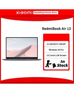Original Xiaomi RedmiBook Air 13 Ultra slim Laptop 13.3 inch 2.5K Screen Inter Core i5-10210Y/i7-10510Y Windows 10 Pro English