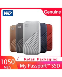 Western Digital solid state mobile hard drive 1TB Type-C MyPassportSSD version USB3.2 external NVMe encrypted high-speed storage
