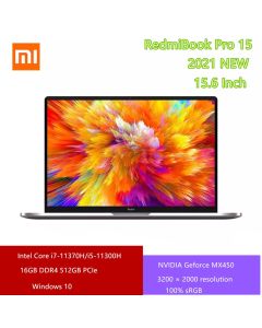 Xiaomi RedmiBook Pro 15 Laptop Intel Core i7-11370H/i5-11300H 16+512GB MX450 15.6 Inch Mi Notebook 3.2K FHD Screen Comput