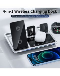 R11 4 In 1 30W Phone Wireless Charger With Ambient Light