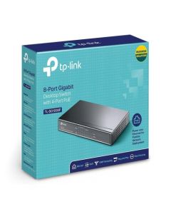 TP-LINK 8PORT GIGABIT(TL-SG1008P) DESKTOP SWITCH WITH 4PORT POE