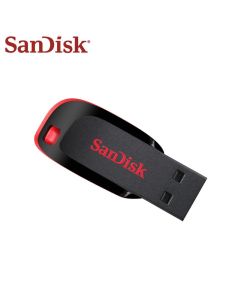 100% Original SanDisk Cruzer Blade CZ50 USB Flash Drive 128GB 64GB 32GB 16GB Pen Drive USB 2.0 Support Official Verification