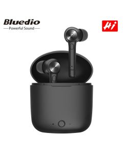 Bluedio Hi earbuds wireless Bluetooth-compatible earphone sport earbuds headset with charging box built-in microphone