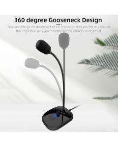 SK-30 USB Desktop Microphone With Mute Button Volume