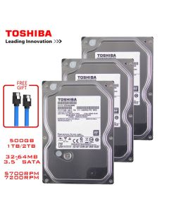 Toshiba 500GB desktop computer hdd 3.5" internal mechanical hard disk SATA3 6Gb/s hard disk 1TB 2TB 5700-7200 RPM buffer