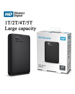 Western Digital WD Elements Hard Drive Hard Disk HDD 2.5" 1TB 2TB 4TB 5TB HDD USB 3.0 Portable External Hard Disk storage