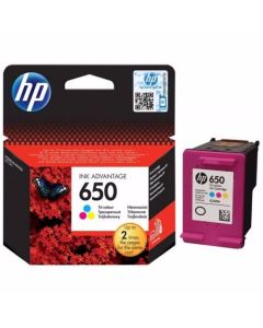 HP 650 Tri-colour Ink Cartridge