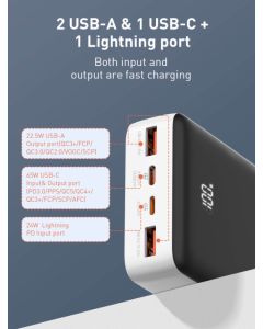 LDNIO PQ27 Portable 20000mah Power Banks With 65W Fastcharging