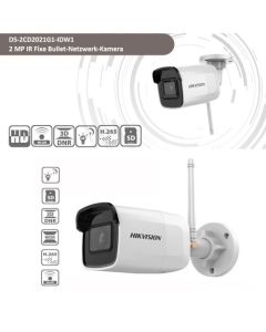 HIKVISION DS-2CD2041G1-IDW1 4MP WiFi Bullet IP Camera Built-in Mic, SD Card Slot