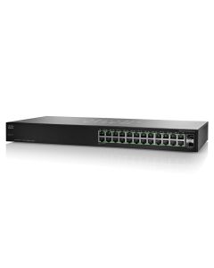 Cisco 24-port 10/100/1000 Gigabit Ethernet Switch - Black