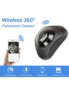 360 Panoramic 3D VR 3MP IP Camera, WIFI, Two way Audio (White)