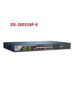 HIKVISION DS-3E0318P-E 16-Port 100 Mbps Unmanaged PoE Switch