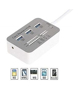 3.0/3.1 USB Hub Combo MS/ M2/ SD/TF Card Reader Adapters for MacBook/Pc/Laptop